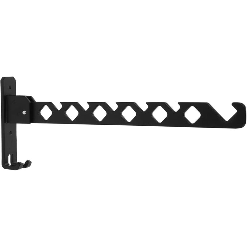 34cm Étendoir Mural, Cintre Mural Support de Séchage, Rotation 180° Porte-vêtements Pliable Mural, pour Balcon, Salle Bains, Hôtel