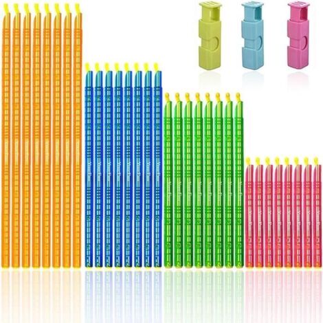 35 Clip Fermeture Sachet, Réutilisables Alimentaire D\'étanchéité Clips, pour Sceller les Sacs Alimentaires, la Cuisine/la Maison