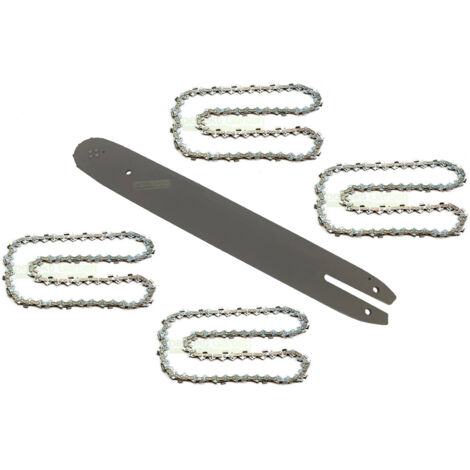 35 cm (14") / 1,3 mm / 3/8" / 50 MLN guide-chaîne + 4 X chaîne – set pour tronçonneuse STIHL