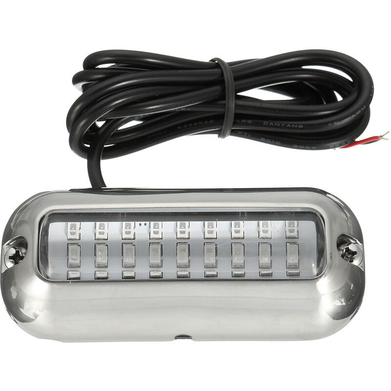 

3.5 "Marine / Boat 27 LED Azul Pontón submarino Luces de cubierta para botes Acero inoxidable Mohoo