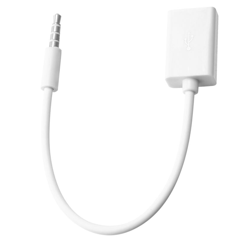 Image of Tlily - 3,5 mm AUX-Audiostecker auf usb 2.0-Buchse Konverterkabel Auto MP3 für Smartphone-Handys