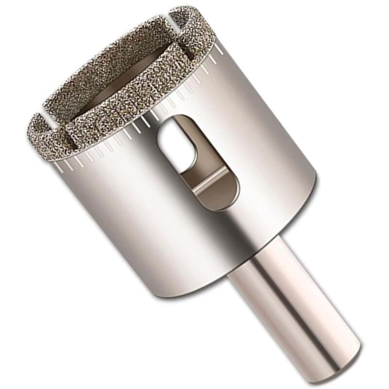 35 mm Diamond Hole Saw Ideal Hole Saw for Metal, with Central Guide Drill, Diamond Hole Saw for Tiles, Glass Cutting, Ceramic, Marble, Limestone