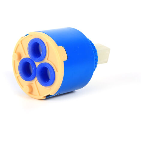 35-mm-Keramikkartusche für Mischbatterie, blaues PP-Kunststoff-Innensteuerventil, langlebig und praktisch