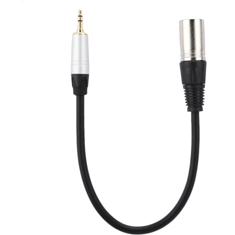 3,5-mm-Klinkenstecker auf XLR-Klinkenstecker-Audioadapterkabel für Stereoübertragung