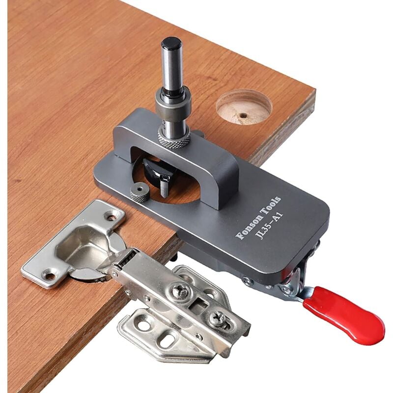 35 Mm Perforatrice, Guide De Forage Trou Charnière Trouver Un Jig Outil Pour Porte Armoires De Bricolage Menuiserie