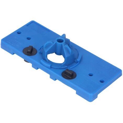 35-mm-Scharnierbohrer, Schraubenlochbohrlehre, Fräserset für Holzbearbeitung, Präzisionsbohrlehre (blau)