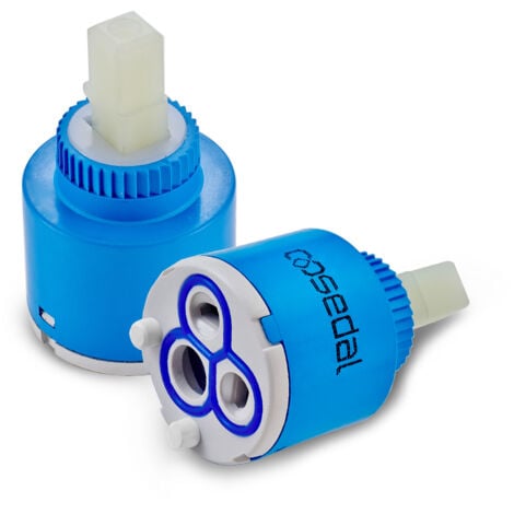 35 mm SEDAL Cartouche Ceramique pour Robinet, Mitigeur Robinet de Cuisine, Robinet de Salle de Bain, Douche Mitigeur Valve Remplacement Cartouche Mitigeur