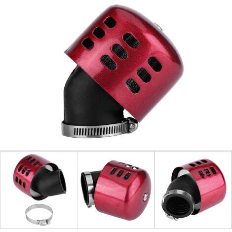 35-mm-Sportluftfilter-Kit (rot) für Motorräder mit 100–150 cm³ Hubraum – Performance-Ansaugkit