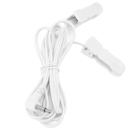 3,5 mm TENS-Elektrodenkabel mit Ohrclips für Physiotherapiegerät
