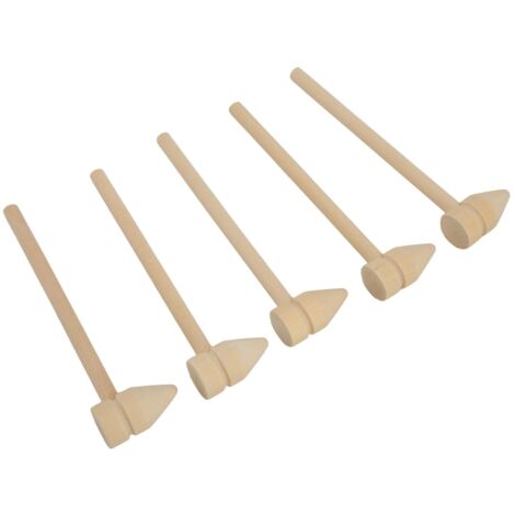 35 pièces Mini Marteau en Bois pour Enfants, Outil de Casse Chocolat et Fruits de Mer, Jeu Éducatif Créatif