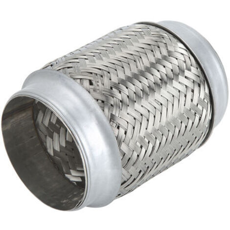 3,5 x 6 pouces en acier inoxydable tuyau d'échappement flexible tressé de tube ondulé interne