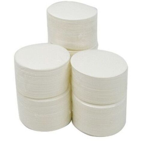 350 filtros de café de papel, 64 mm, filtros de café de papel blancos redondos, compatibles con máquinas de café y espresso