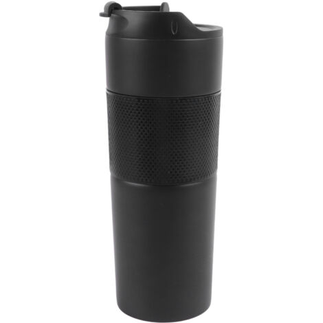 350 ml Edelstahl-Isolierflasche, French Press für Kaffee, ideal für unterwegs und im Büro