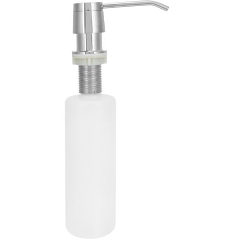 350-ml-Flüssigseifenspender für Waschbecken, Pumpflasche, Badezimmeraccessoire, leicht zu befüllen, auslaufsicher, modernes Design