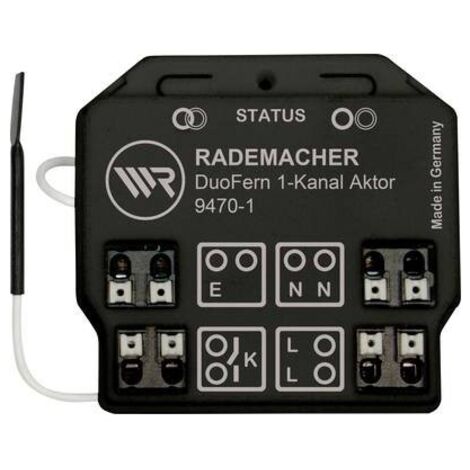 35140261 Rademacher Rademacher DuoFern 1 canale senza fili Interruttore Da incasso