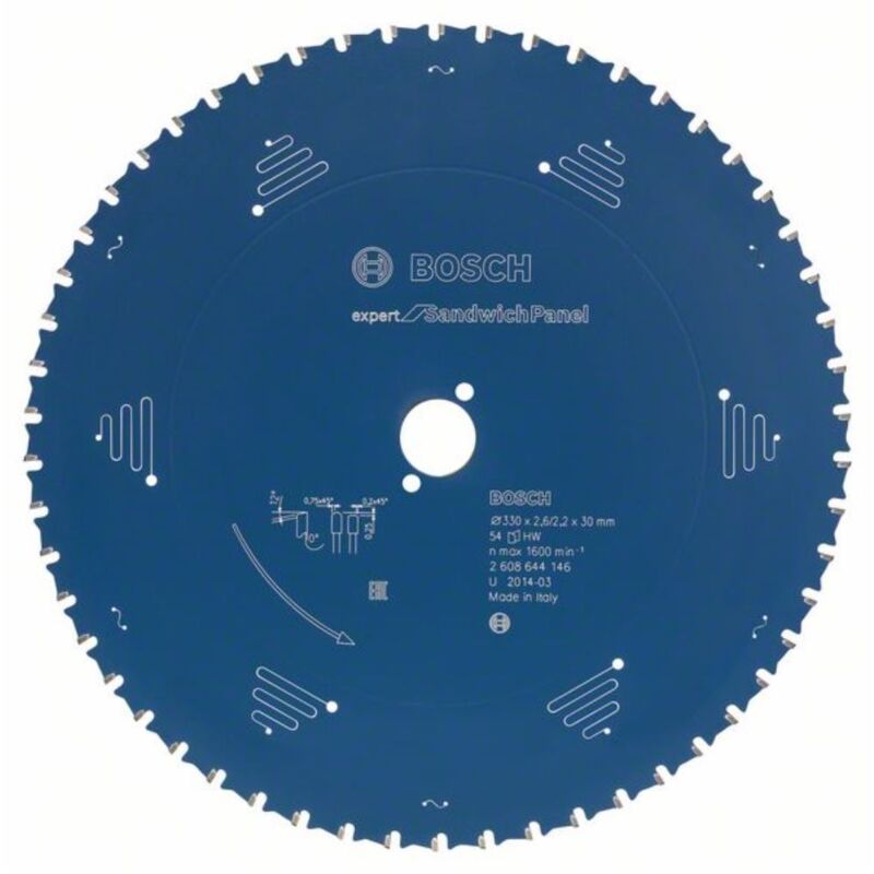 La Lama Per Sega Circulaire.Expert Sp 450X3,4X30Mm Z86 Tf Bosch