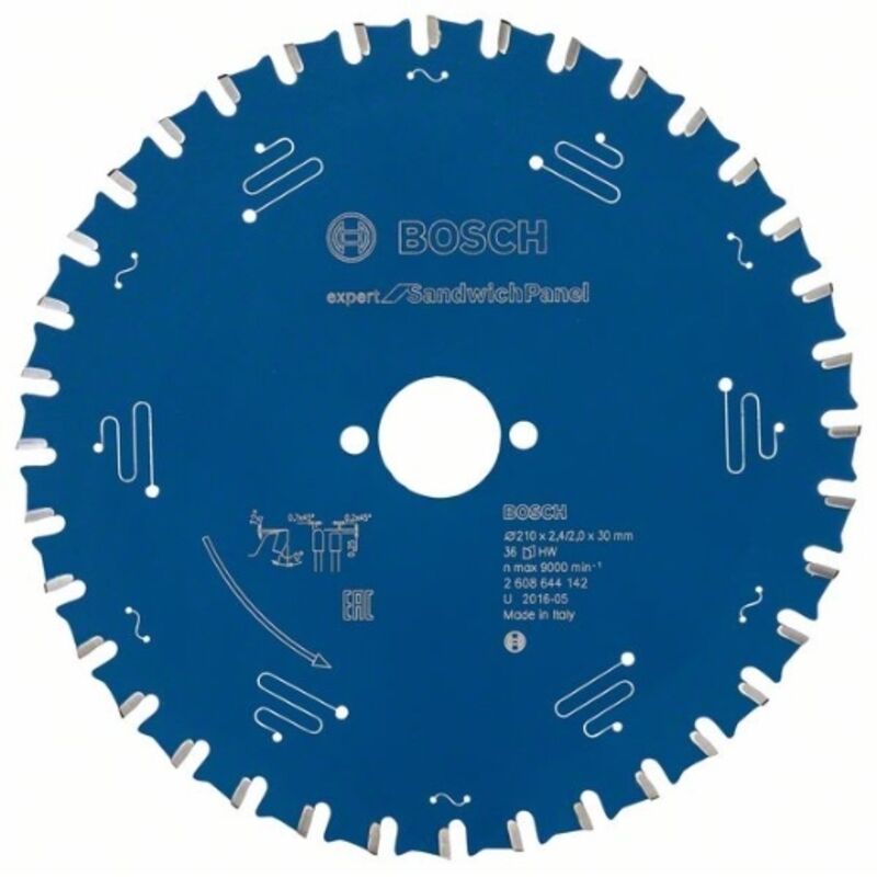 Bosch - La Lama Per Sega Circulaire.Expert Sp 210X2,4X30Mm Z36 Tf