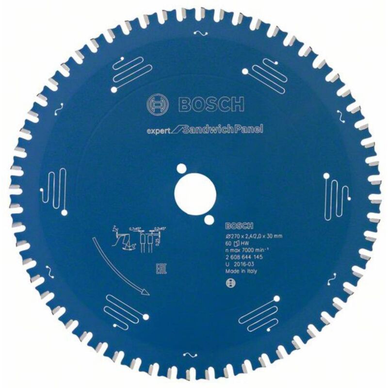 Bosch - Expert Lama per sega circolare 270x30 mm per pannelli Sandwich