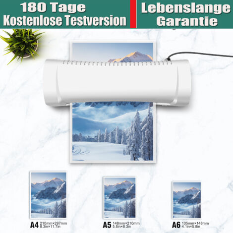 355mm Profi A4 SL200 Laminiergerät thermische Laminiermaschine 280 mm/min Neu