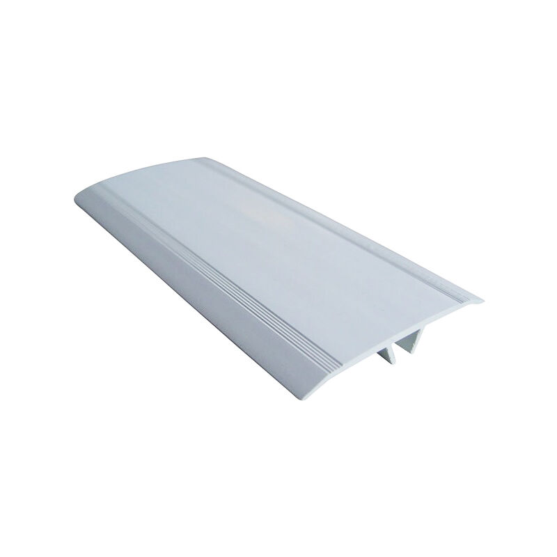 Couvre joint de façade plat pvc - largeur 7 cm - blanc (l. 3m + clips)
