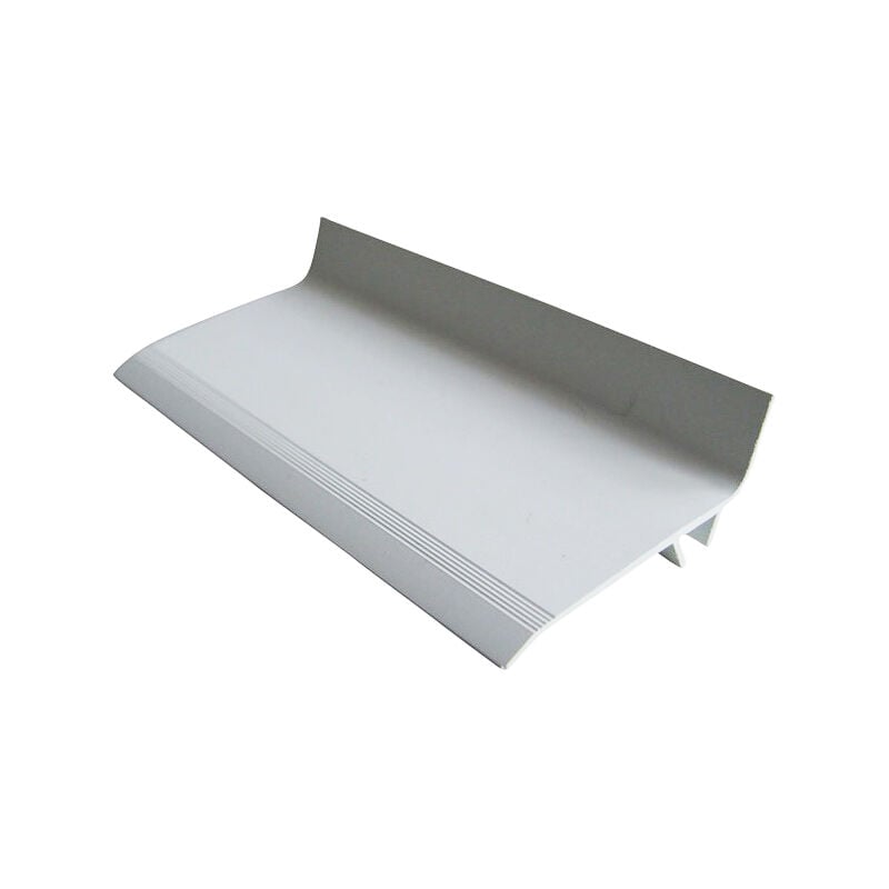 Couvre joint de façade angle PVC - largeur 5 cm - blanc (L. 3m + clips)