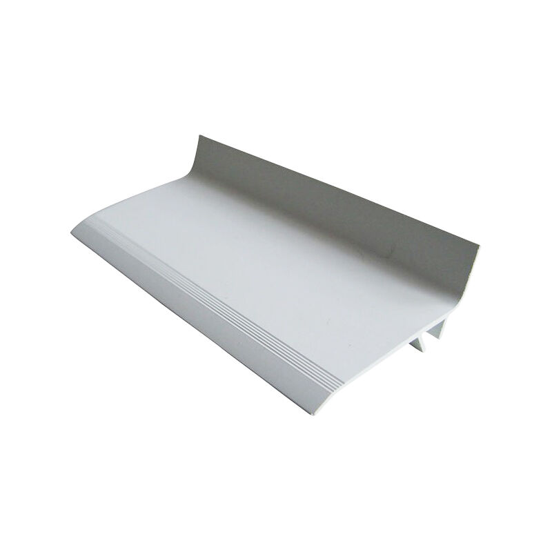 Couvre joint de façade angle pvc - largeur 7 cm - blanc (l. 3m + clips)