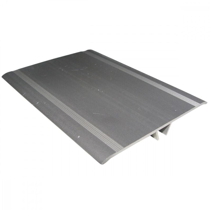 Couvre joint de façade plat alu - largeur 7 cm (l. 3m + clips)