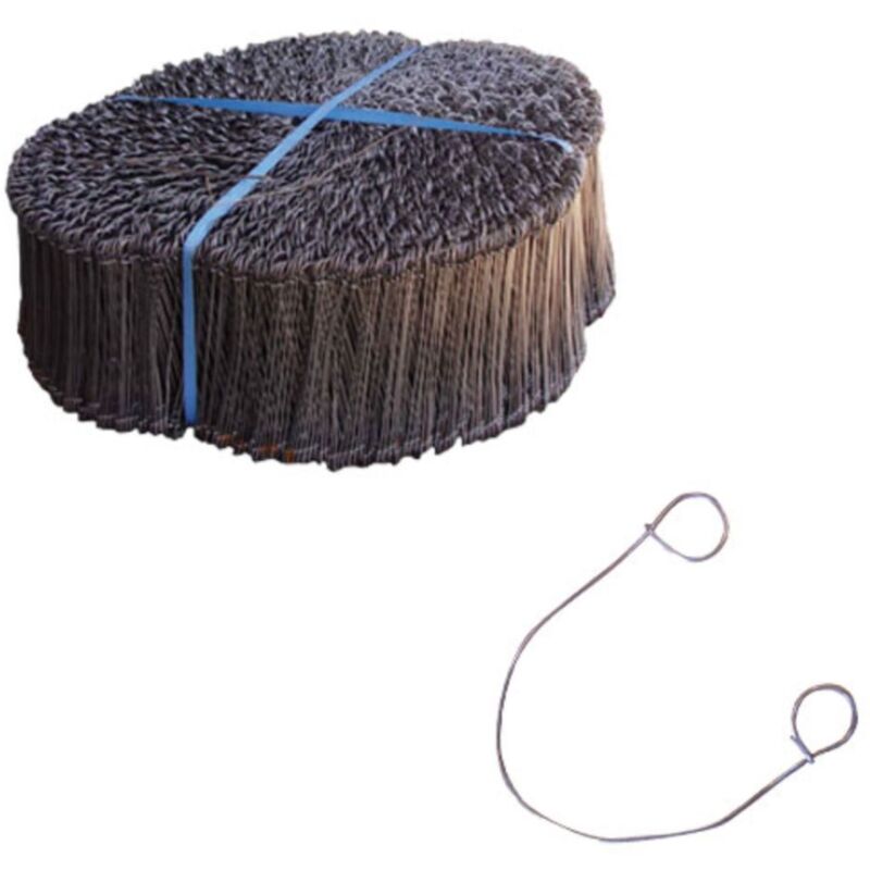 Liens métalliques à boucles de 14 cm botte de 5000