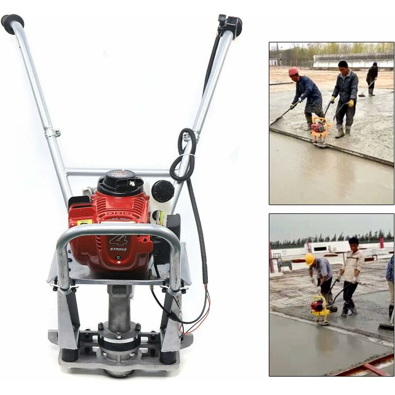 35,8 cc Appareil vibrant en ciment 4 temps 900 w Sans règle béton vibrateur ciment Machine vibrante béton vibrateur chape