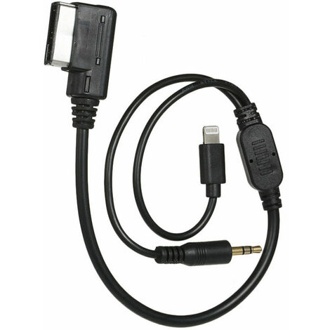 3.5mm AUX Interface Adapter Line-Fit for Audi VW MDI AMI MMI iPad iPhone 5 6S