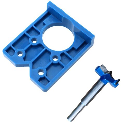 35mm Cerniera Nascosta Dispositivo di Foratura Guida di Foratura Localizzatore di Mobili in Legno Porta Cerniera Dell'armadio Strumento di Installazione