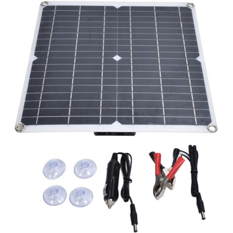 35W 12V flexibles Solarpanel - Monokristallines tragbares USB-Solarladegerät