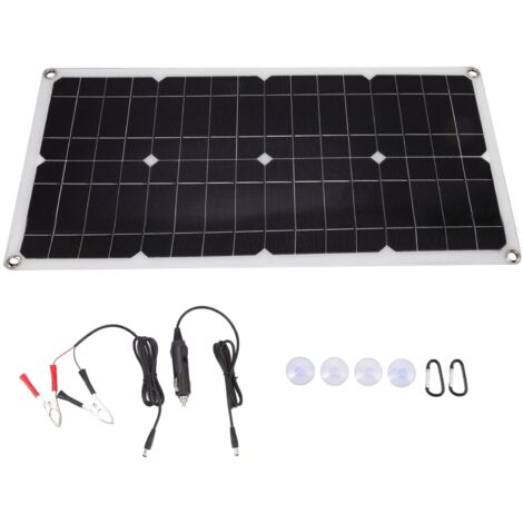 35W Solar Panel Portable USB Solar Panel Charger with Lightweight Thin Design for Vehicles Boats