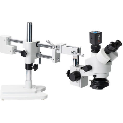 MAEREX 3,5X-90X Simul Focal Trinokular Stereo Zoom Mikroskop 24MP 4K HDMI Kamera 56 LED Lichter Doppel Arm Ständer
