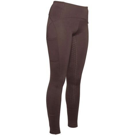 36/38 IT, blu scuro: Leggings da donna per equitazione modello Arezzo con full grip