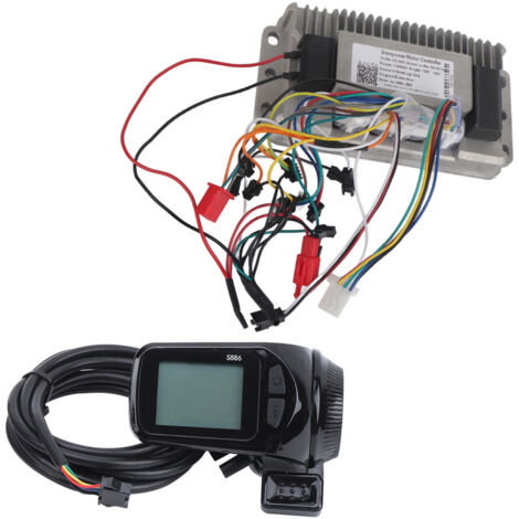 36/48V 1000W Tricycles électriques 3-mode Sinusoid Brushless Controller Instrument LCD Set