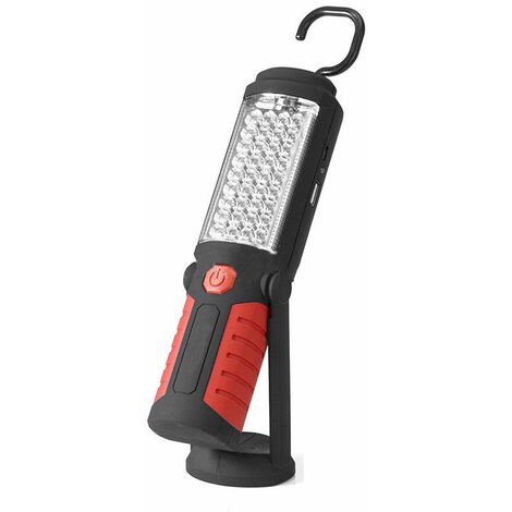 36+5 LED Lámpara con Luz Magnética de Trabajo e Inspección Mecánica