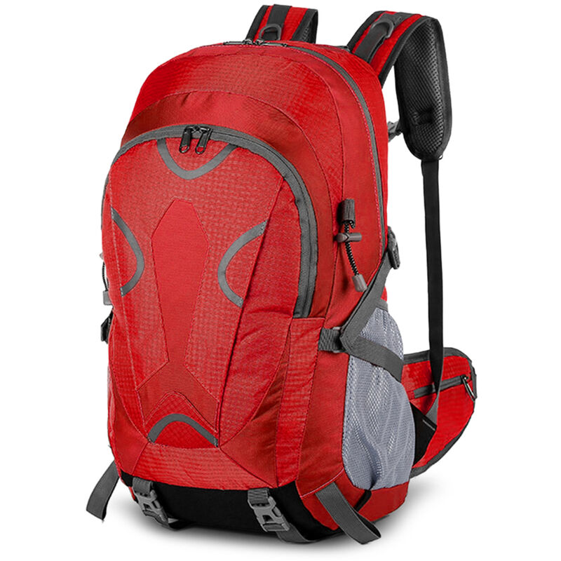 

36-55L Mochila de almacenamiento de gran capacidad Bolsa de hombro impermeable con cubierta de lluvia para acampar al aire libre Senderismo