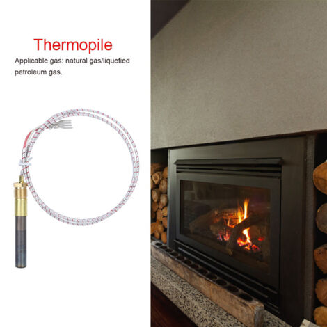 36" Generation Thermosäule & Zündelektroden-Set - Hochwertige Kupferthermosäule für Gaskessel & Keramikelektrode für Gasherde/Grills