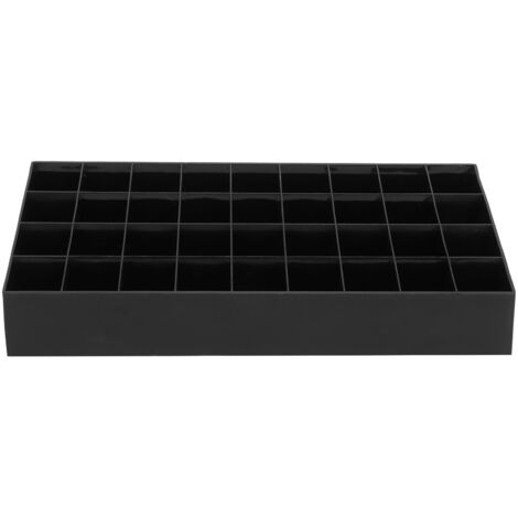 36 Grids Makeup Organizer Storage Box Display Stand Cosmetic Desktop Lipstick Rack ContainerBlack