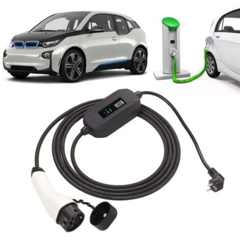 3.6 KW Chargeur EV Type 2 Chargeur de Voiture électrique 16A 5m Câble de Charge pour Voiture électrique Standard IEC 62196-2 Type