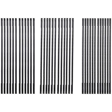 36 lames de scie à chantourner avec goupille, lames de scie à 15/18/24 dents --