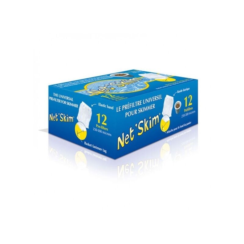 Jardiboutique - Chaussettes pré-filtre Net'Skim jetables - Boîte de 12 pièces - Lot de 3 -