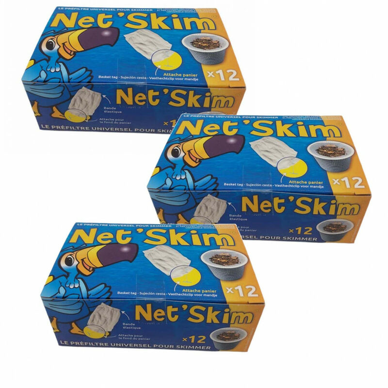 

Toucan - 36 NET SKIM, prefiltro desechable para skimmer - 3 cajas de 12 piezas.