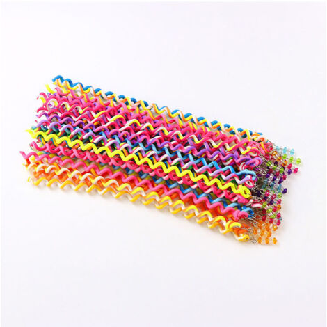 36 pezzi di trecce elastiche per capelli, accessori per fasce intrecciate per capelli, accessori per capelli da festa multicolori per donne e ragazze - 6 colori