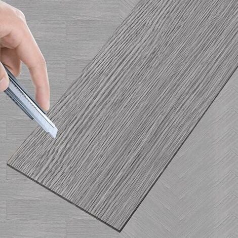 36 pezzi Rivestimento pavimento PVC 91,44 cm x 15,24 cm x 2 mm Vinile autoadesivo, tipo W02 (5,02 m²) NAIZY