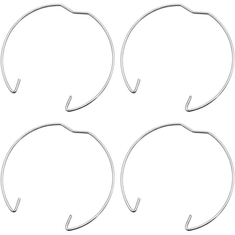 36 pièces anneau à ressort 50mm pour spot GU10 MR16 anneau à ressort anneau de fixation clip pour ampoules led halogène ou spots encastrés en argent.