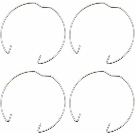 36 pieces 50mm spring ring for GU10 MR16 spotlight spring ring fixing clip for LED halogen bulbs or recessed spotlights in silver.