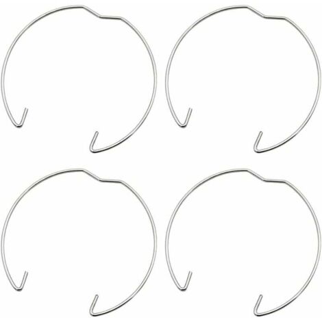 36 pièces anneau à ressort 50mm pour spot GU10 MR16 anneau à ressort anneau de fixation clip pour ampoules LED halogène ou spots encastrés en argent.