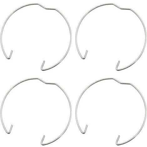 36 pièces anneau à ressort 50mm pour spot GU10 MR16 anneau à ressort anneau de fixation clip pour ampoules LED halogène ou spots encastrés en argent.